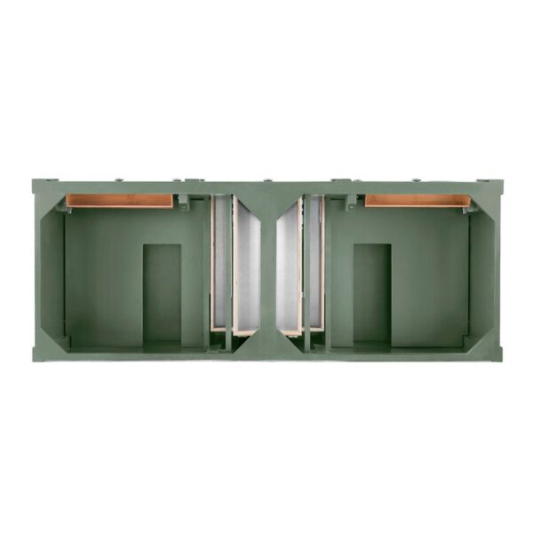 James Martin 650-V60D-SC Brittany 59 7/8 Inch Smokey Celadon Double Sink Vanity Cabinet Only