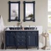 James Martin 650-V60D-VBL Brittany 59 Inch Victory Blue Double Vanity