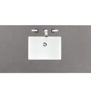 James Martin 650-V60S-UGR-3GEX Brittany 60 Inch Urban Gray Single Vanity with 3 cm Grey Expo Quartz Top with Sink