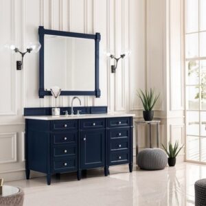 James Martin 650-V60S-VBL Brittany 59 Inch Victory Blue Single Vanity