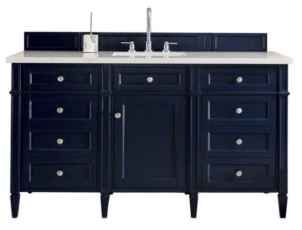 James Martin 650-V60S-VBL Brittany 59 Inch Victory Blue Single Vanity