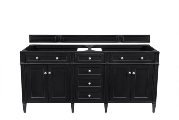 James Martin 650-V72-BKO Brittany 71 Inch Black Onyx Double Vanity