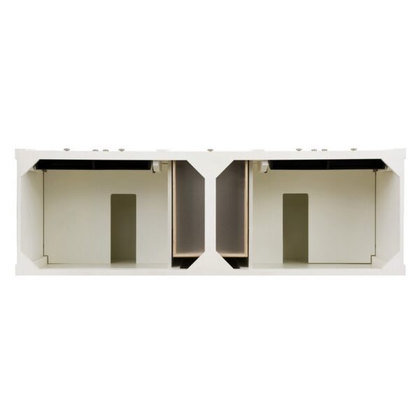 James Martin 650-V72-BW Brittany 71 Inch Bright White Double Vanity