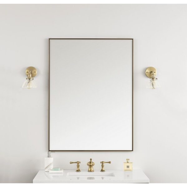 James Martin 715-M30 Rohe 30 Inch Rectangle Bathroom Mirror