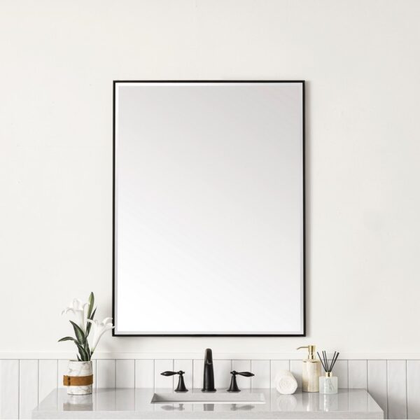 James Martin 715-M30 Rohe 30 Inch Rectangle Bathroom Mirror