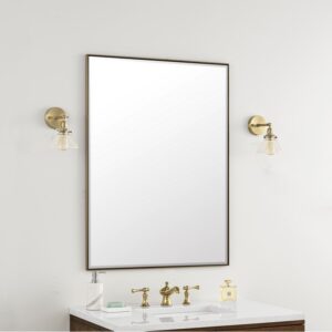 James Martin 715-M30 Rohe 30 Inch Rectangle Bathroom Mirror