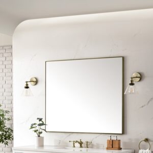 James Martin 715-M48 Rohe 48 Inch Rectangle Bathroom Mirror