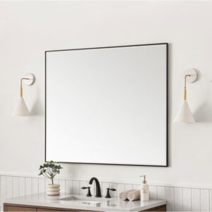 James Martin 715-M48 Rohe 48 Inch Rectangle Bathroom Mirror