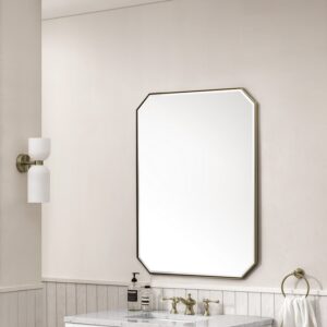 James Martin 715-MO30 Rohe 30 Inch Octagon Bathroom Mirror