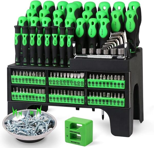 RetailHuntUSA 118PCS Magnetic Screwdrivers Set With Plastic Ranking