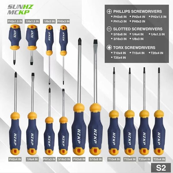 RetailHuntUSA 118PCS Magnetic Screwdrivers Set With Plastic Ranking (Copy)