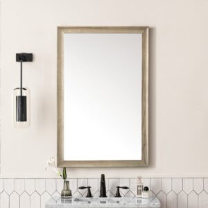 James Martin 735-M26-O 26 Inch Wall Mounted Rectangular Bathroom Mirror