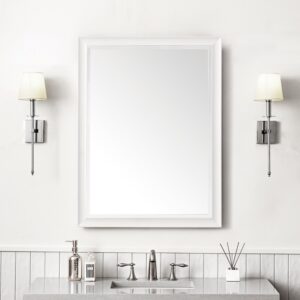 James Martin 735-M30 Glenbrooke 30 Inch Rectangle Poplar Solid Bathroom Mirror