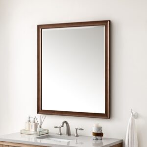 James Martin 735-M36 Glenbrooke 36 Inch Rectangle Poplar Solid Bathroom Mirror