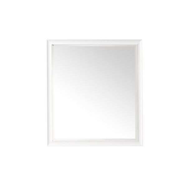 James Martin 735-M36 Glenbrooke 36 Inch Rectangle Poplar Solid Bathroom Mirror