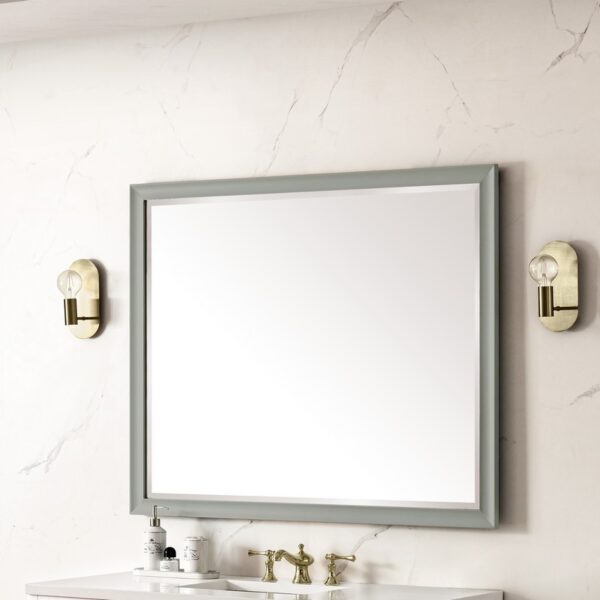 James Martin 735-M48 Glenbrooke 48 Inch Rectangle Poplar Solid Bathroom Mirror