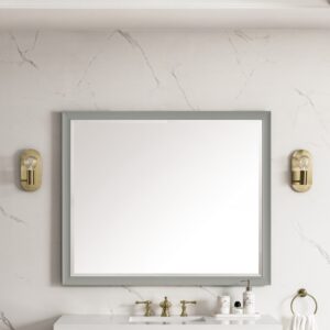 James Martin 735-M48 Glenbrooke 48 Inch Rectangle Poplar Solid Bathroom Mirror