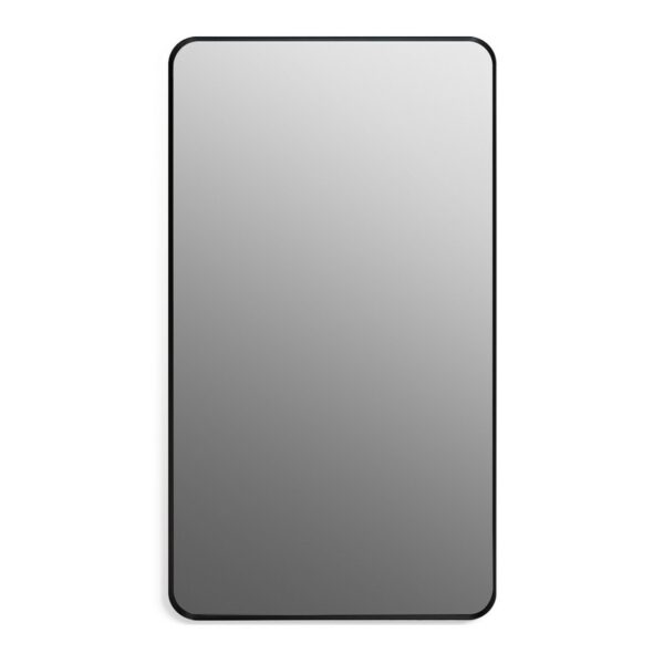 Altair 754018-MIR Nettuno 18 Inch Rectangular Aluminum Framed Wall Bathroom Vanity Mirror