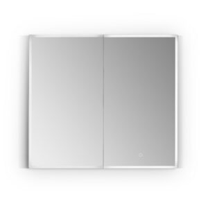 Altair 759036-LED-MC Carsoli 36 Inch Rectangle Frameless Surface-Mount or Recessed LED Lighted Bathroom Medicine Cabinet