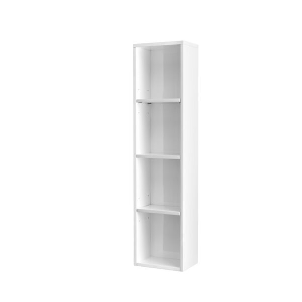 James Martin 803-SC1248-GW Milan 12 Inch Storage Cabinet (Tall) in Glossy White