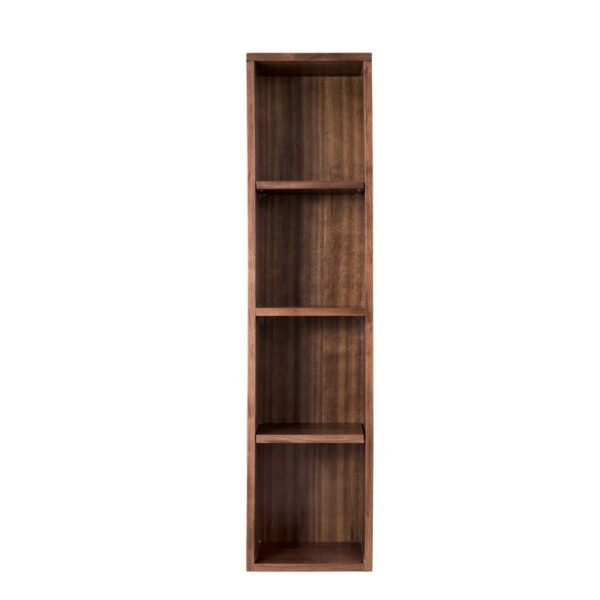 James Martin 803-SC1248-WLT Milan 12 Inch Storage Cabinet (Tall) in Mid Century Walnut