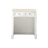 James Martin 825-CU30-BW-3EMR De Soto 30 Inch Countertop Unit (makeup counter) in Bright White with 3 CM Eternal Marfil Quartz Top