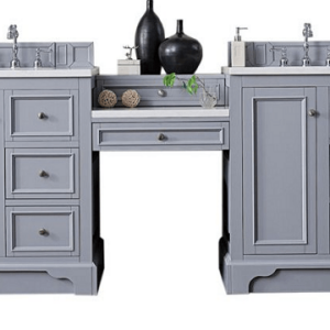 James Martin 825-DU22-SL De Soto 23 Inch Optional Drawer Unit in Silver Gray