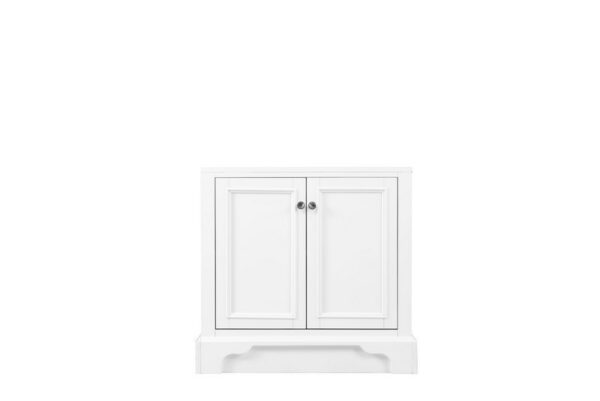 James Martin 825-HB30-BW De Soto 32 Inch Hutch Base (for Double Tower Hutch) in Bright White