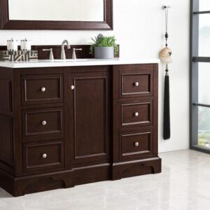 James Martin 825-V48-BNM De Soto 49 Inch Single Vanity in Burnished Mahogany