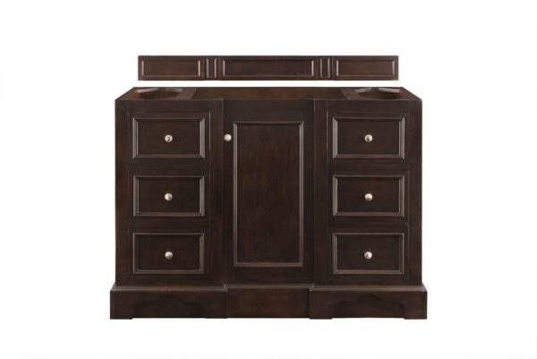 James Martin 825-V48-BNM De Soto 49 Inch Single Vanity in Burnished Mahogany