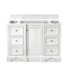 James Martin 825-V48-BW De Soto 49 Inch Single Vanity in Bright White