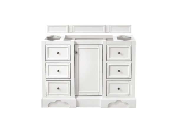 James Martin 825-V48-BW De Soto 49 Inch Single Vanity in Bright White