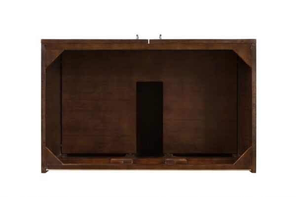 James Martin 850-V36-AWT-3AF Metropolitan 36 Inch American Walnut Single Vanity with 3 cm Arctic Fall Solid Surface Top