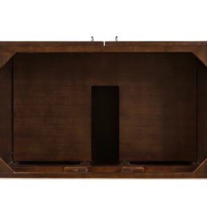 James Martin 850-V36-AWT-3CAR Metropolitan 36 Inch American Walnut Single Vanity with 3 cm Carrara Marble Top