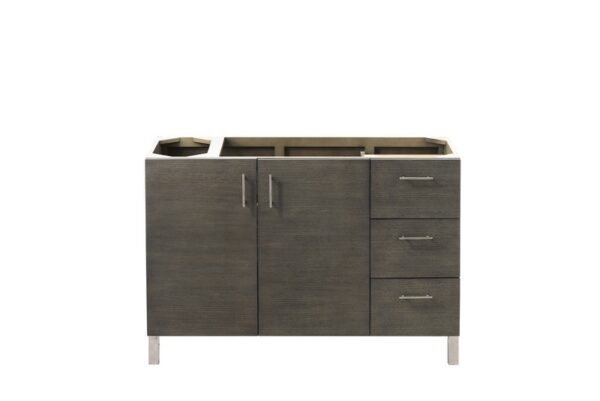 James Martin 850-V48-SOK Metropolitan 48 Inch Single Vanity in Silver Oak