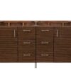 James Martin 850-V60D-AWT Metropolitan 60 Inch Double Vanity in American Walnut