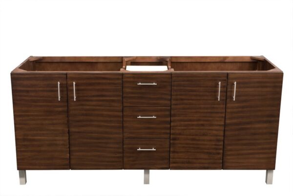 James Martin 850-V72-AWT Metropolitan 72 Inch Double Vanity in American Walnut