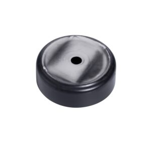 Altair 9010-BAS-BL Sabine 14 1/4 Inch Round Ceramic Vessel Bathroom Sink - Black