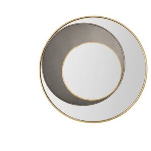 James Martin 903-M35.4-RG-OX Cosmos 36 Inch Mirror in Radiant Gold and Onyx