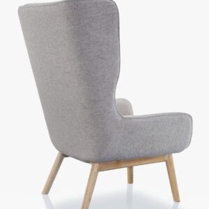 Manhattan Comfort Sampson Wheat and Natural Twill Accent Chair