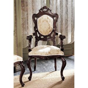 Design Toscano AF1560 25 1/2 Inch French Rococo Arm Chair