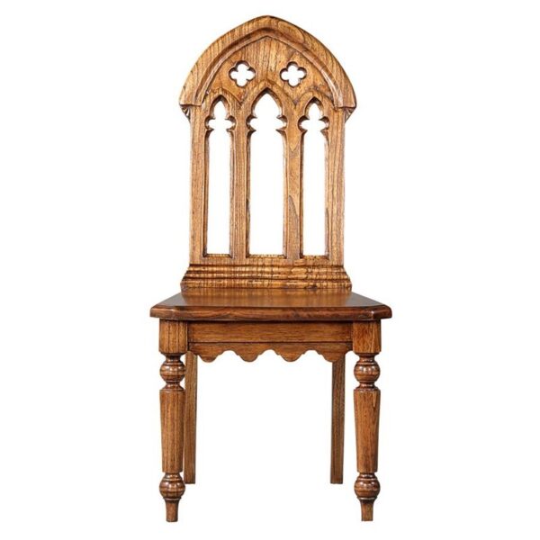 Design Toscano AF1840 19 Inch Abbey Gothic Revival Chair