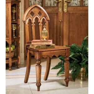 Design Toscano AF1840 19 Inch Abbey Gothic Revival Chair