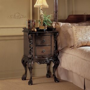 Design Toscano AF2131 21 Inch Chateau Lorraaine Bedside Table