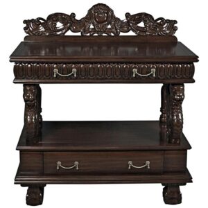 Design Toscano AF57142 41 1/2 Inch Lord Raffles Lion Buffet Table