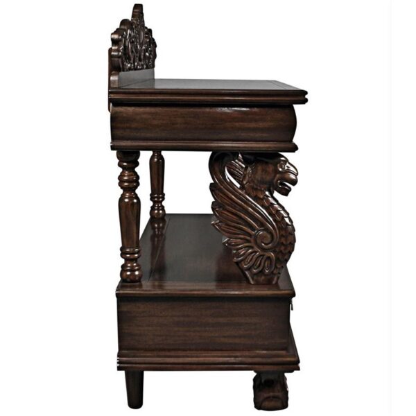 Design Toscano AF57142 41 1/2 Inch Lord Raffles Lion Buffet Table