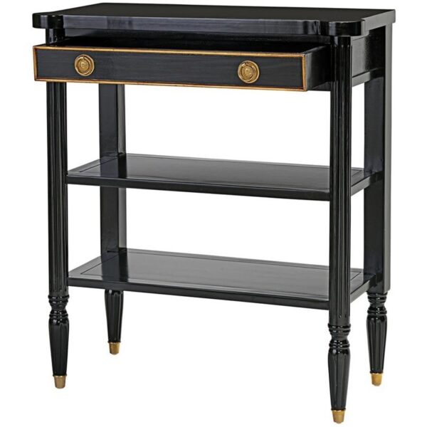 Design Toscano AF57626 31 1/2 Inch French 1940 Ebony Console Table