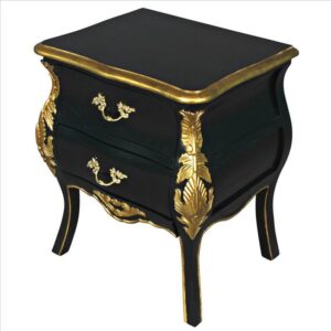 Design Toscano AF57655 Saint Honore 21 Inch Nightstand Bombe Side Table