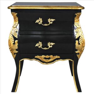 Design Toscano AF57655 Saint Honore 21 Inch Nightstand Bombe Side Table