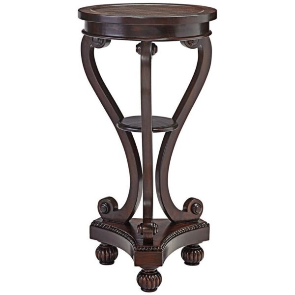 Design Toscano AF57725 15 1/2 Inch Round Bow Side Table